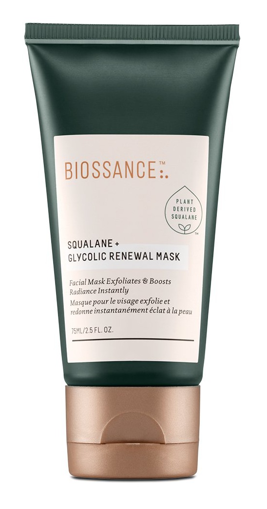 BIOSSANCE Squalane + Glycolic Renewal Mask