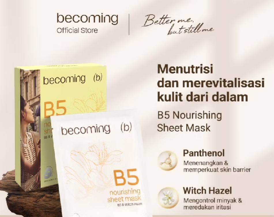 Becoming B5 Nourishing Sheet Mask
