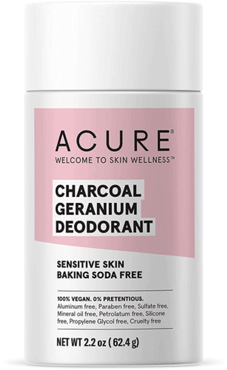 Acure Charcoal Geranium Deodorant