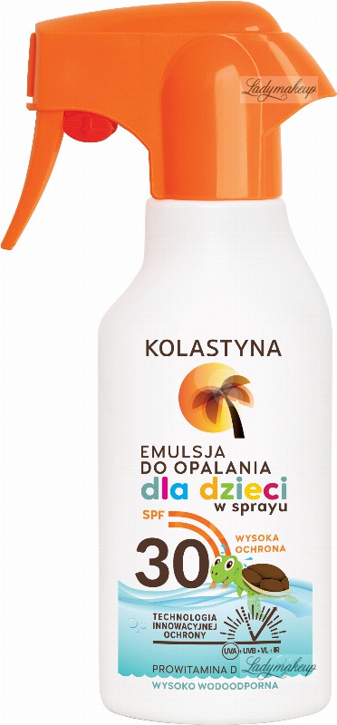 Kolastyna Tanning Emulsion For Kids SPF 30 UVA UVB VL IR