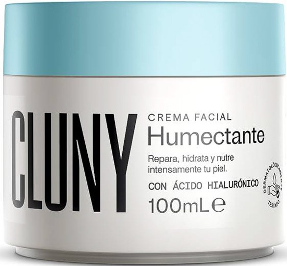 Cluny Crema Facial Humectante Con Ácido Hialurónico