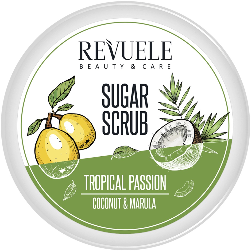 Revuele Sugar Scrub Tropical Passion Coconut & Marula