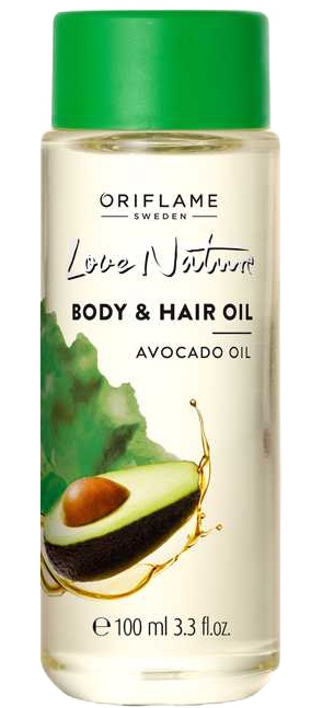 Oriflame Love Nature Body & Hair Oil Avocado Oil