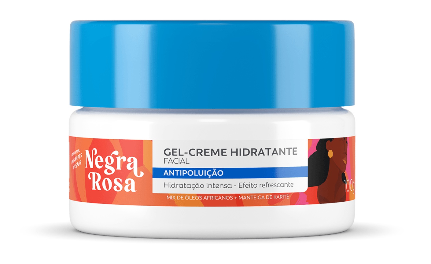 Negra Rosa Anti-pollution Facial Moisturizing Gel Cream