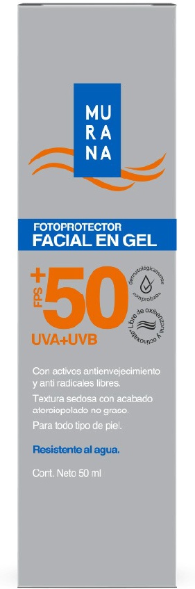 Murana Fotoprotector Facial En Gel SPF 50+