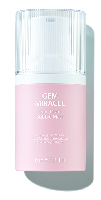 The Saem Gem Miracle Pink Pearl Bubble Mask