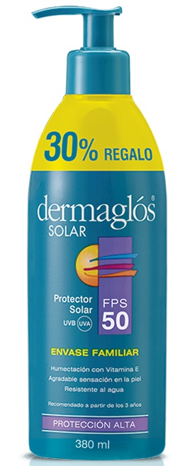 Dermaglós Protector Solar  Con FPS 50