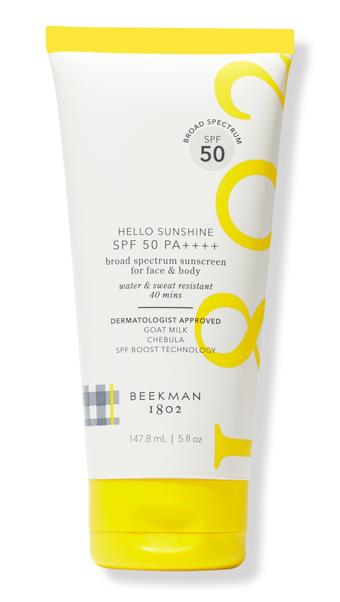 Beekman1802 Hello Sunshine SPF 50 Sunscreen For Face & Body