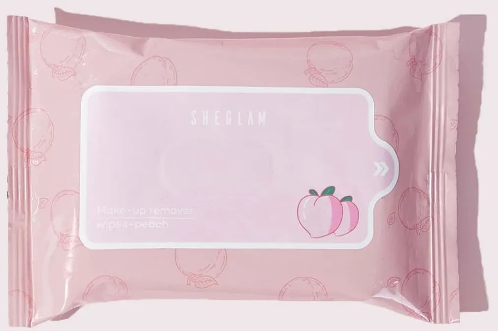 SheGlam Peachy Clean Makeup Removal Wipes