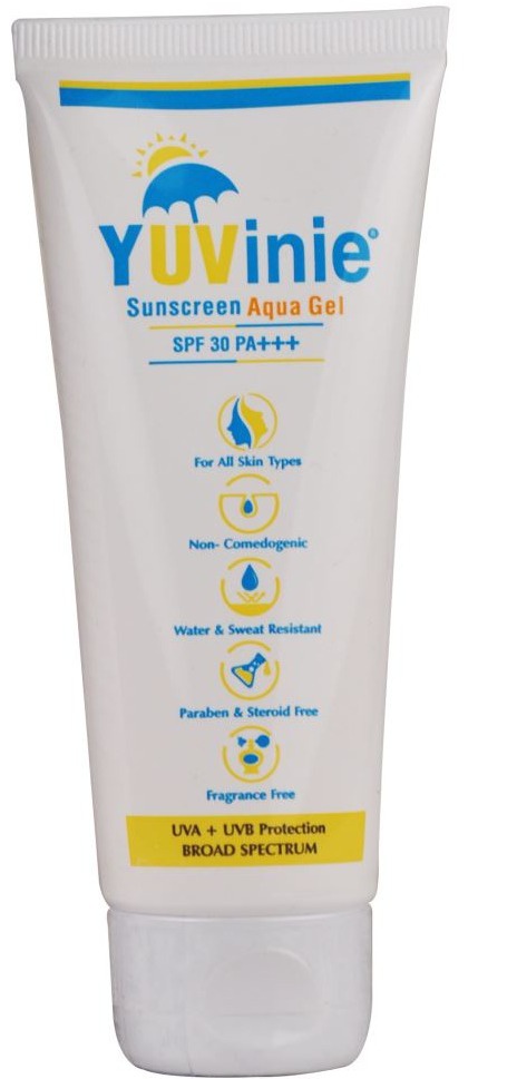 Yuvinie Sunscreen Aqua Gel SPF 30 Pa+++