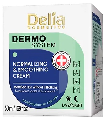 Delia Cosmetics Dermo System - Normalizing & Smoothing Cream