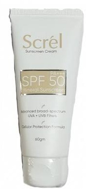 Screl Mineral Sunscreen ingredients (Explained)