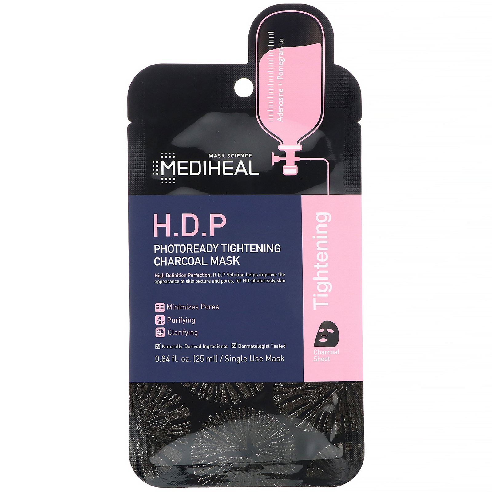 Mediheal H.D.P Photoready Tightening Charcoal Mask