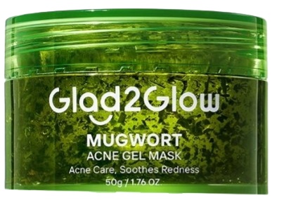 Glad2Glow Mugwort Acne Gel Mask