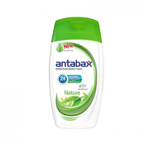 Antabax Nature Shower Gel With Tea-tree Oil That Has Antimicrobial, Antibacterial And Antifungal Properties.