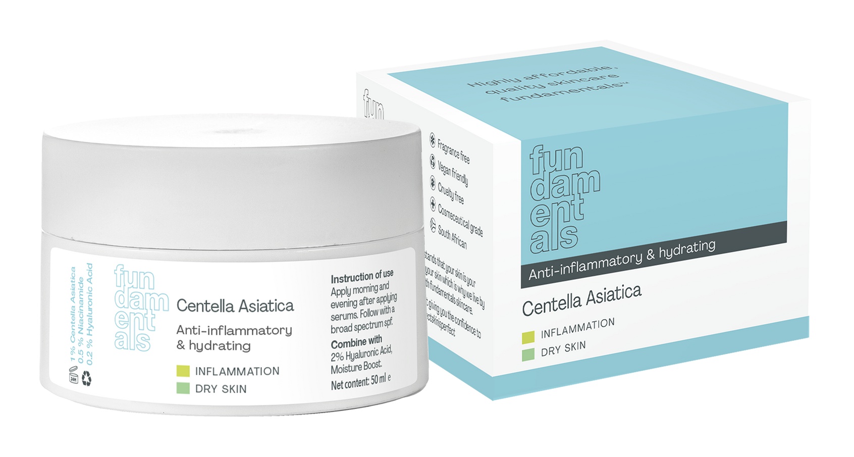 Fundamental skincare Centella Asiatica Moisturiser