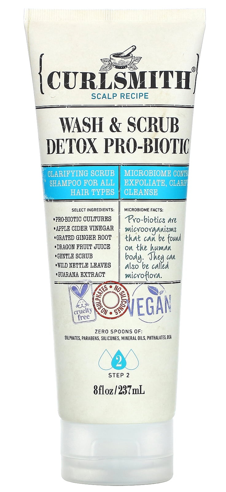 Curlsmith Wash & Scrub Detox Pro-biotic