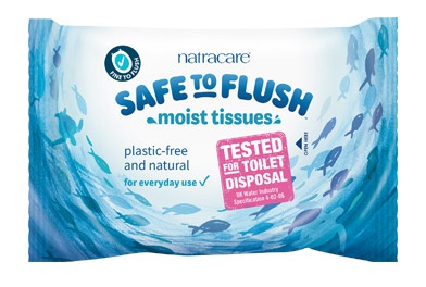 Natracare Safe To Flush Moist Toilet Tissues
