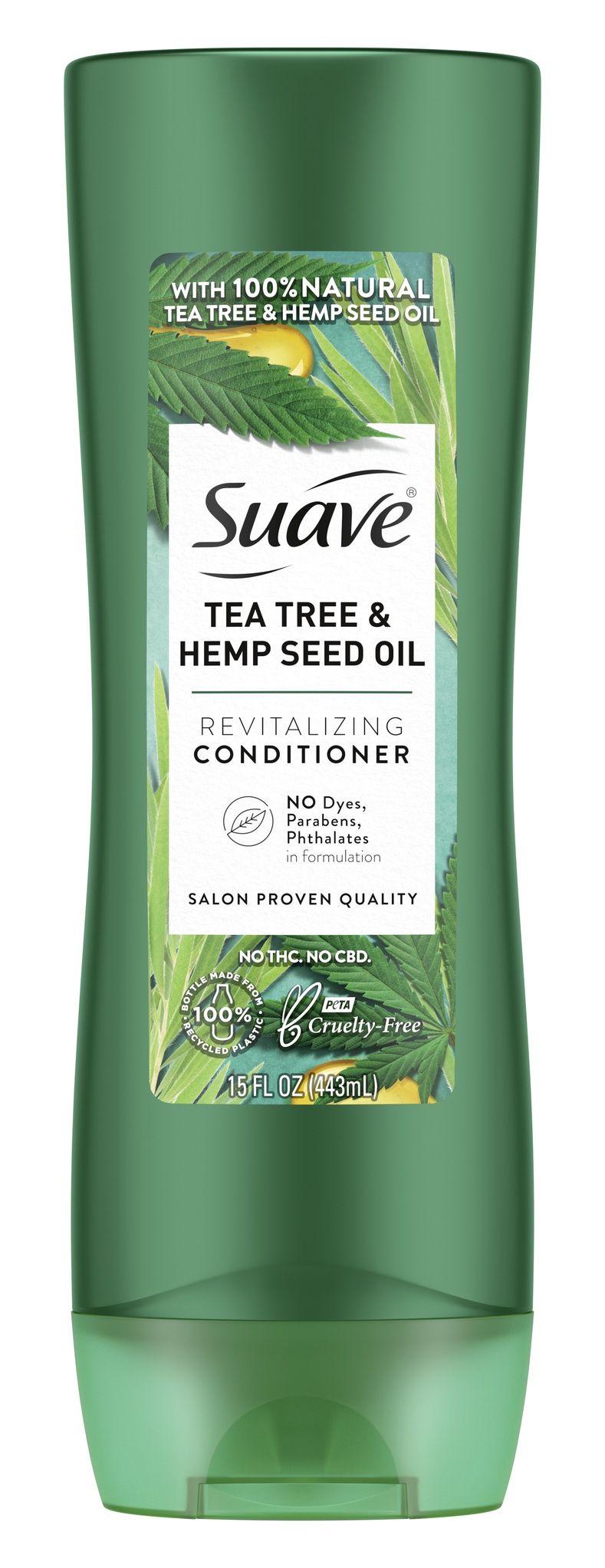 Suave Professionals Tea Tree + Hemp Seed Oil Revitalizing Conditioner