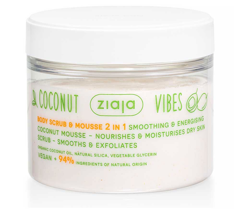 Ziaja Coconut Vibes Body Scrub & Mousse 2 In 1