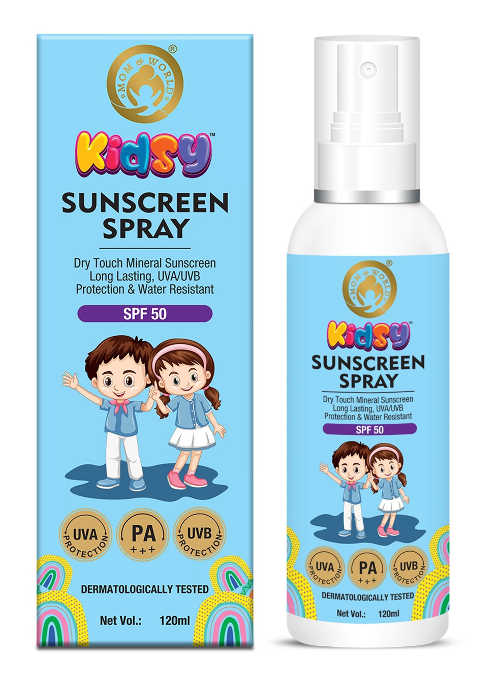 Mom and World Kids Sunscreen Face Spray