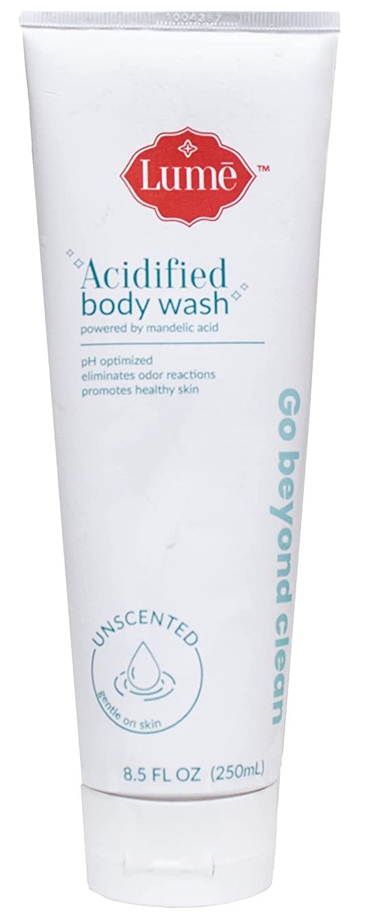 lume acidified body wash unscented