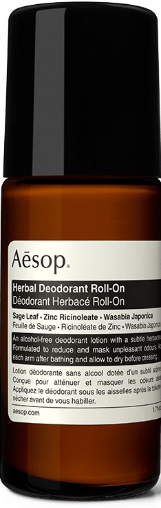 oplukker mærke bestyrelse Aesop Herbal Deodorant Roll-On ingredients (Explained)