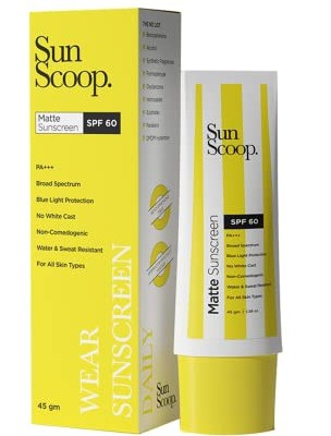 Sun Scoop Matte Sunscreen SPF 60