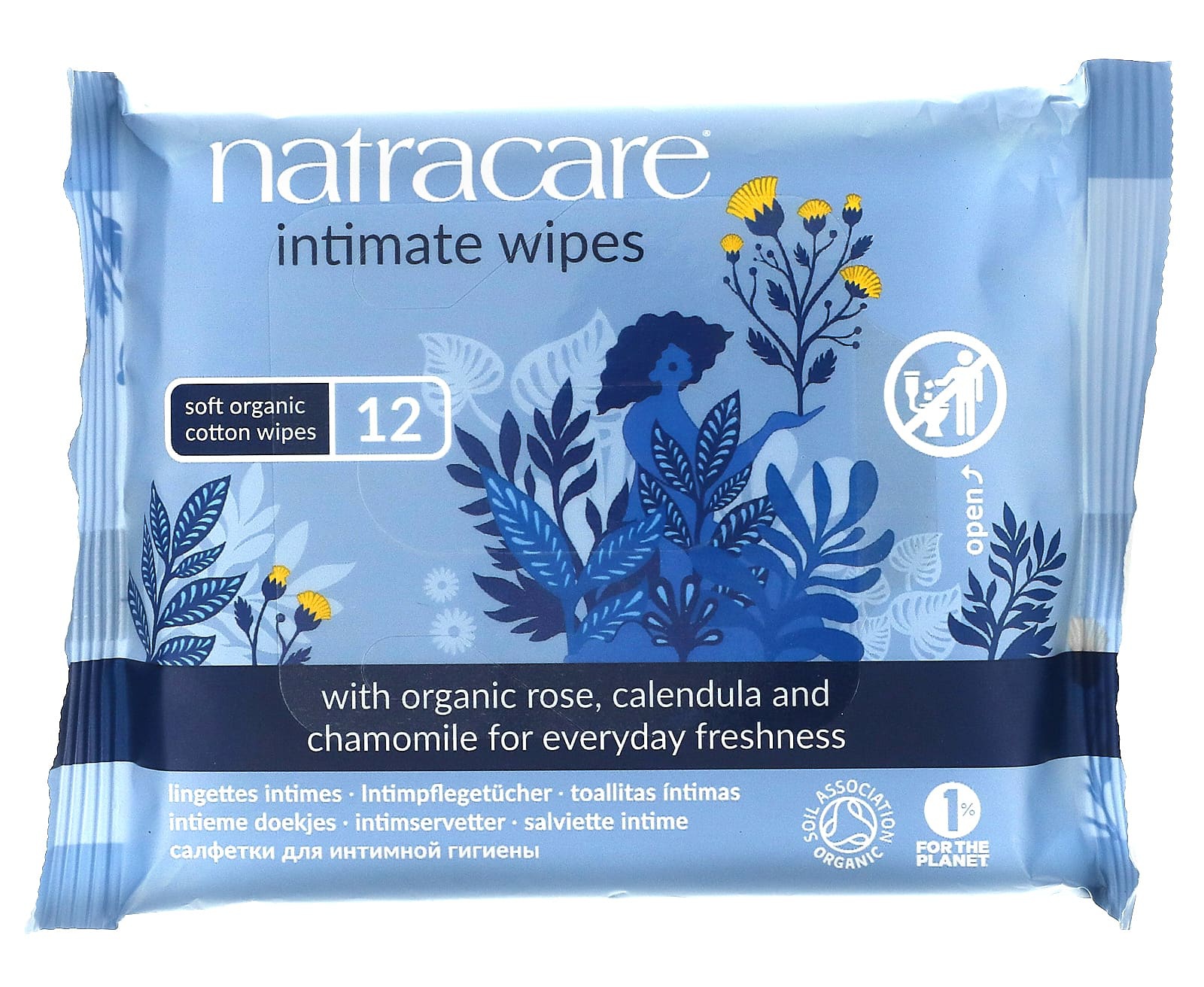 Natracare Soft Organic Cotton Intimate Wipe