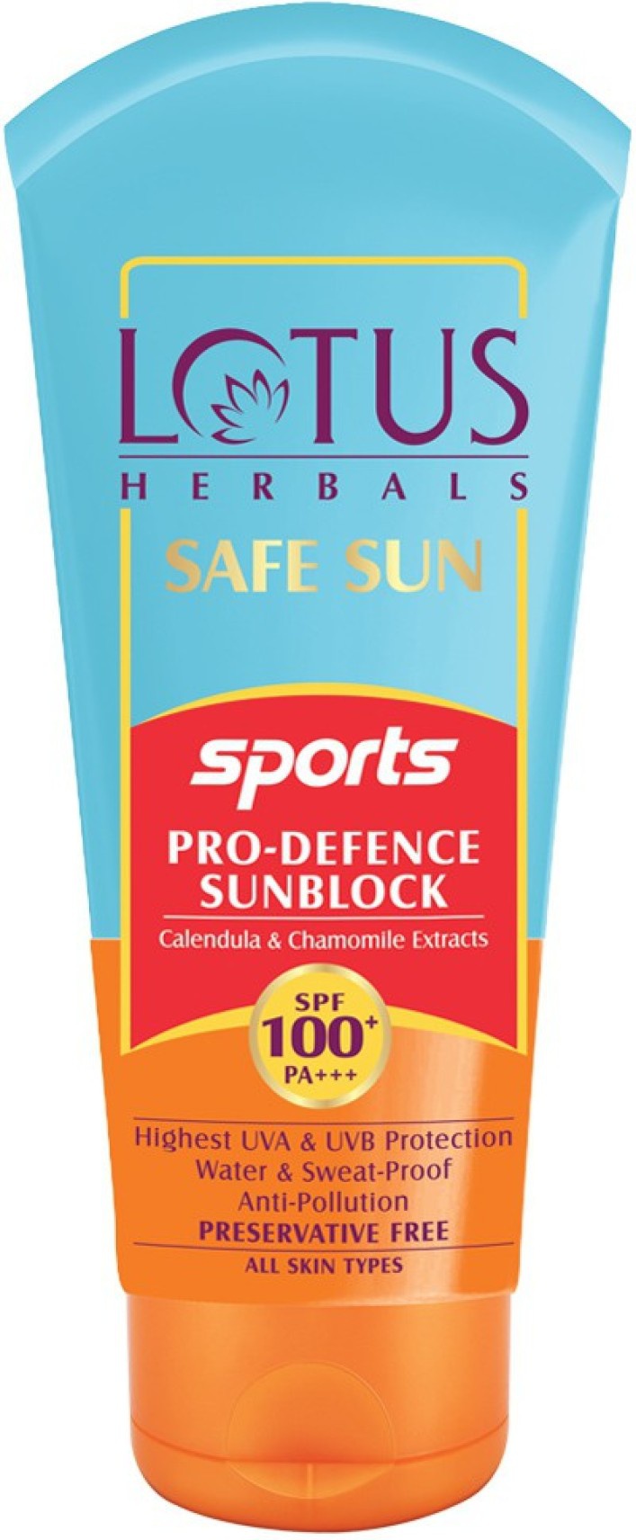 Lotus Herbals Safe Sun Sports Pro Defence Sunblock Spf 100 PA+++