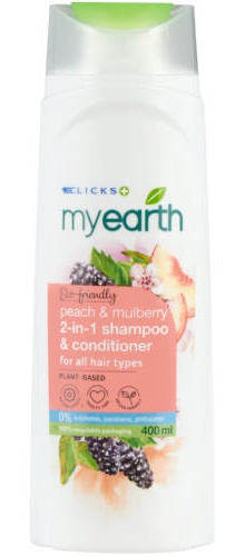 MyEarth Peach & Mulberry 2-in-1 Shampoo & Conditioner