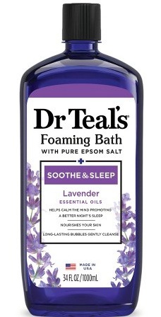Dr. Teal's Soothe & Sleep Lavender Foaming Bubble Bath