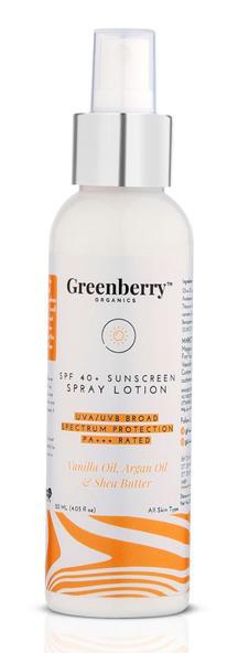 Greenberry  Spf 40+ Sunscreen Spray Lotion Pa+++ 