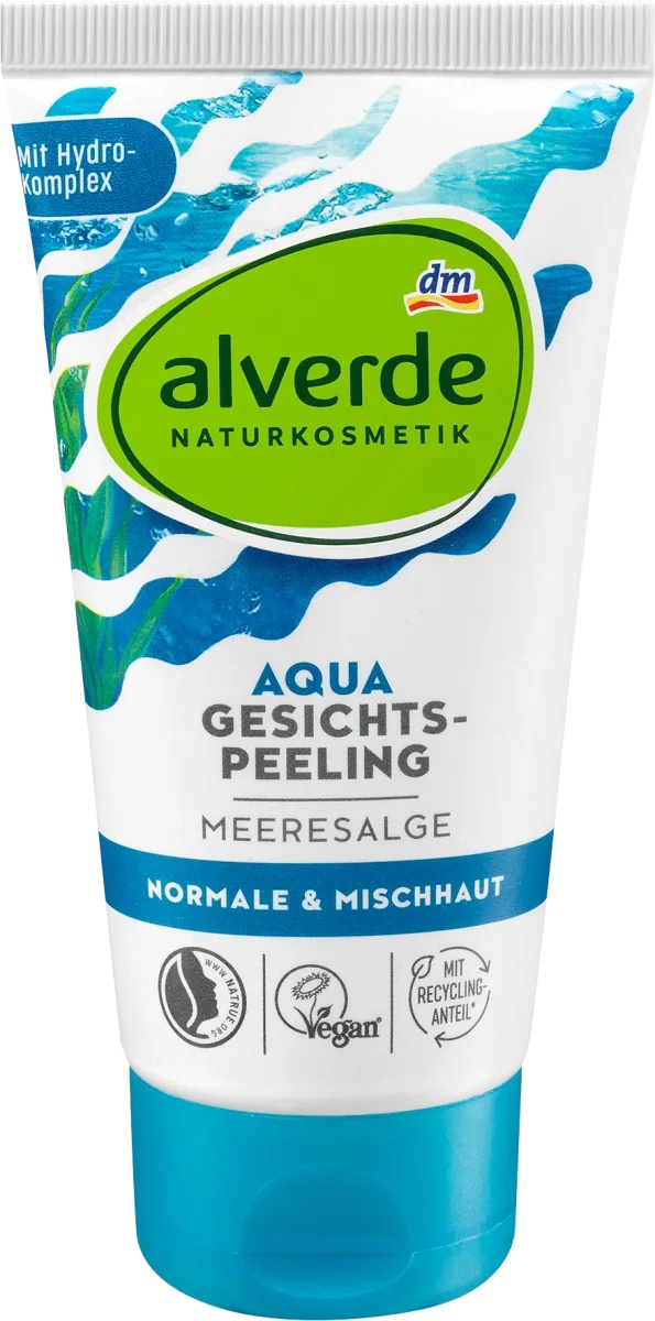 alverde Aqua Gesichts-Peeling Meeresalge