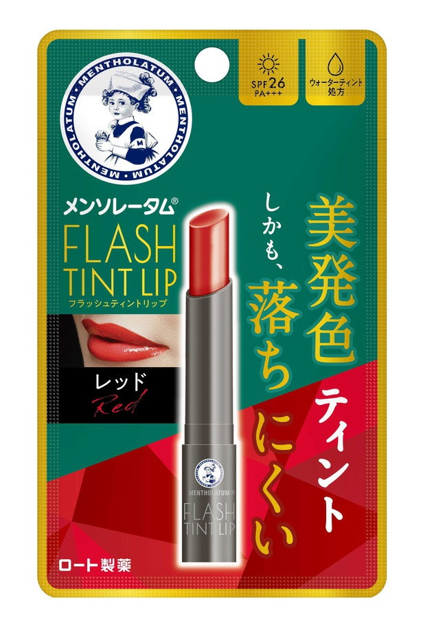 Rohto Mentholatum Flash Tint Lip SPF 26 Pa+++ (red)