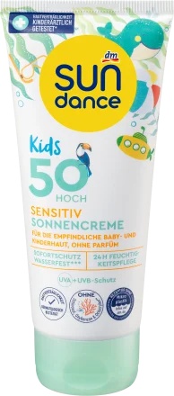 DM Sundance Kids 50 Hoch Sensitiv Sonnencreme