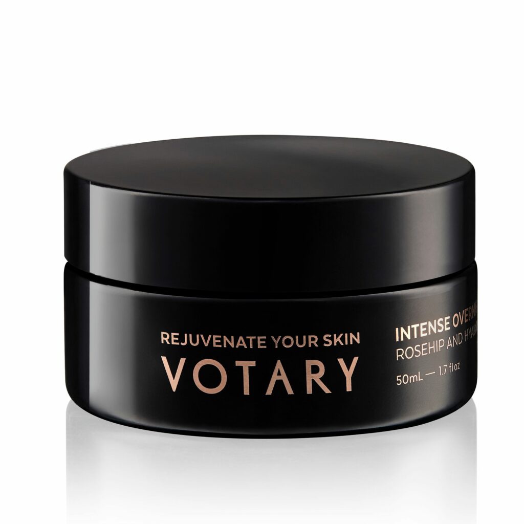 Votary Intense Overnight Mask - Rosehip And Hyaluronic