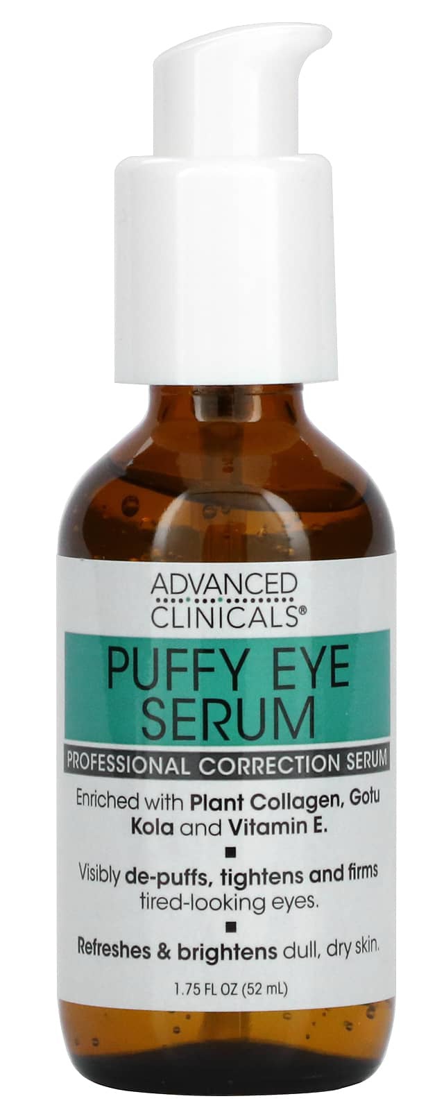 Advanced Clinicals Puffy Eye Serum, Professional Correction Serum