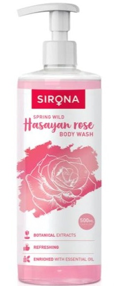Sirona Body Wash With Hasayan Rose