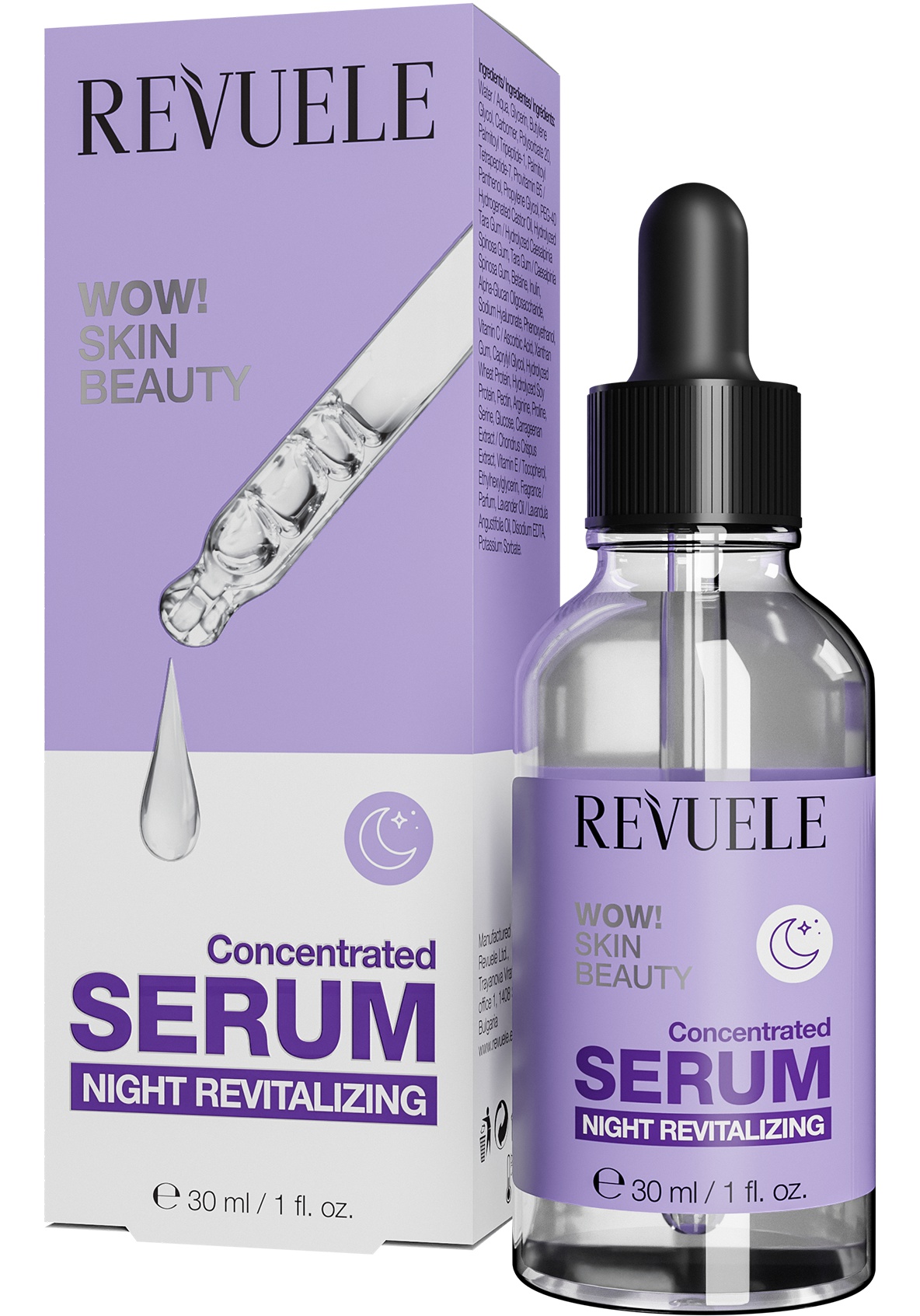 Revuele Wow! Skin Beauty Concentrated Serum Night Revitalizing