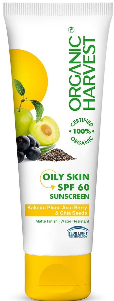 Organic Harvest Sunscreen SPF 60 For Oily Skin