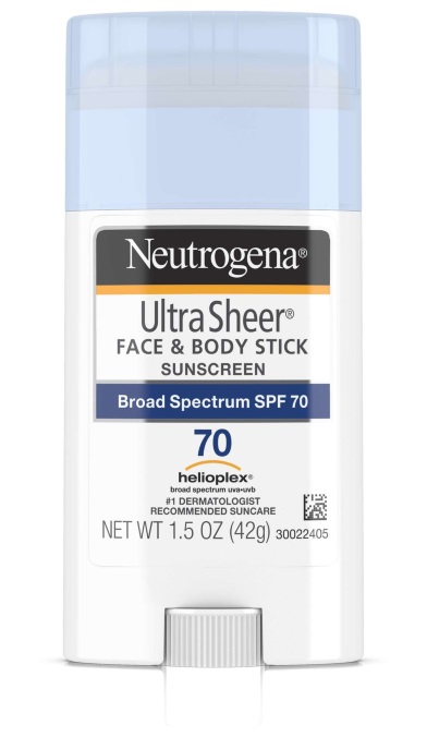 Neutrogena Ultra Sheer Face & Body Stick Sunscreen Spf 70