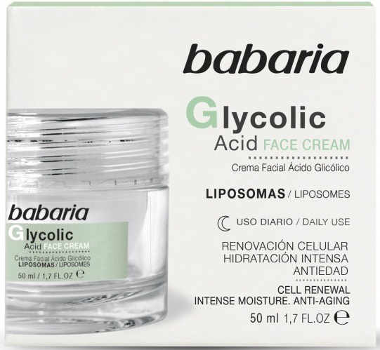 Babaria Crema Facial Glycolic Acid