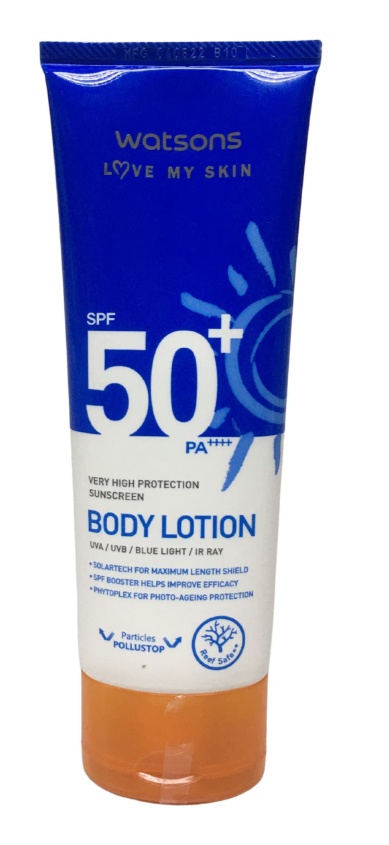 Watsons Very High Protection Sunscreen Body Lotion SPF 50+ (2024 Asia)