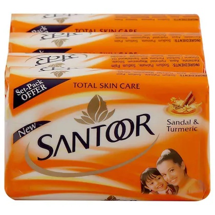 Santhoor Sandal And Turmeric Soap