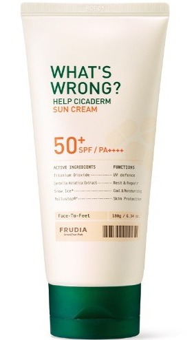 Frudia What's Wrong Help Cicaderm Sun Cream SPF 50+ PA++++