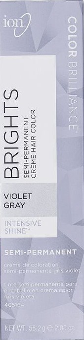 Ion Brights Semi-permanent Creme Hair Color In Violet Gray ingredients  (Explained)