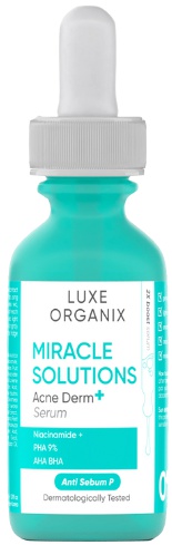 Luxe Organix Miracle Solutions AHA BHA PHA Serum
