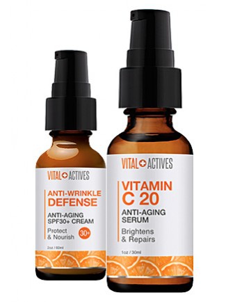 vital actives vitamin c 20 anti aging serum reviews)