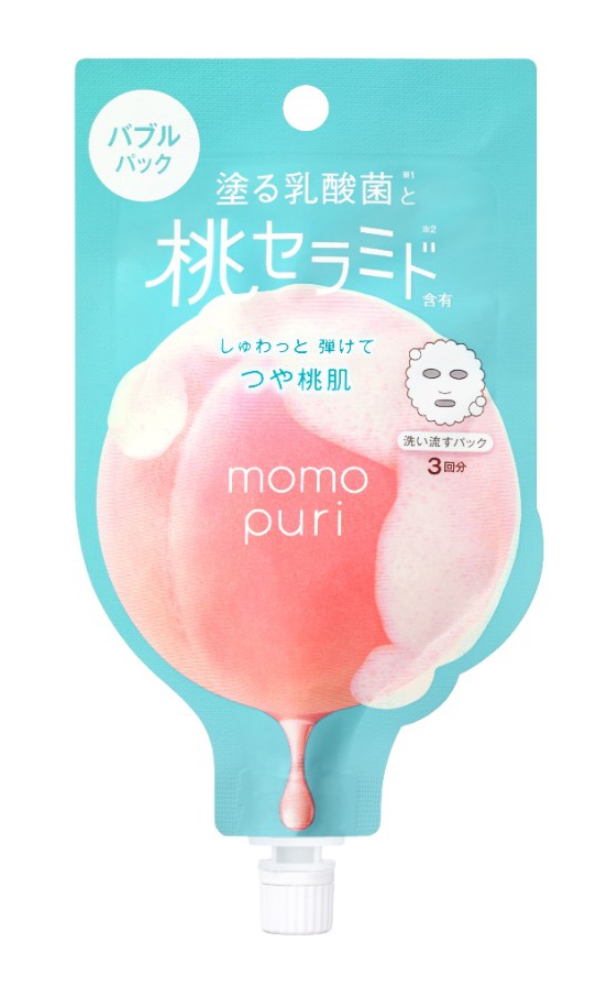 Momo Puri Peach Fresh Bubble Rinse Mask